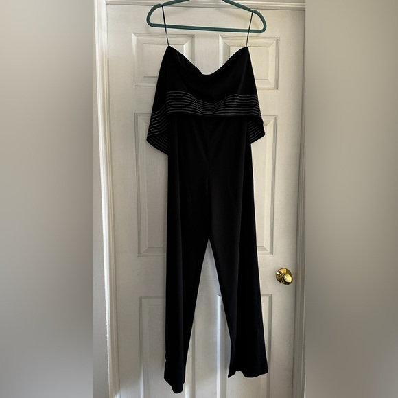 INTERMIX black, strapless wide-leg jumpsuit. Never worn, tags still on! - Picture 2 of 7